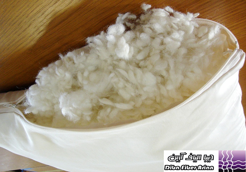 Synthetic fiber for pillows