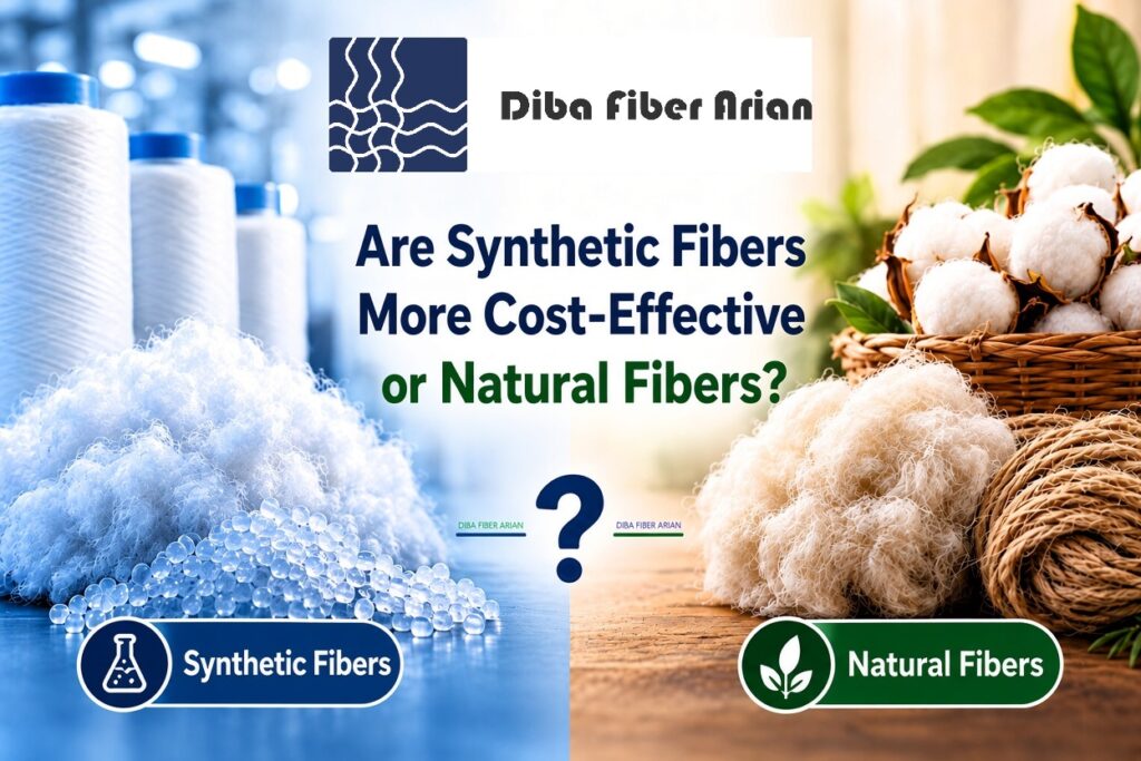 Are synthetic fibers more cost-effective than natural fiber